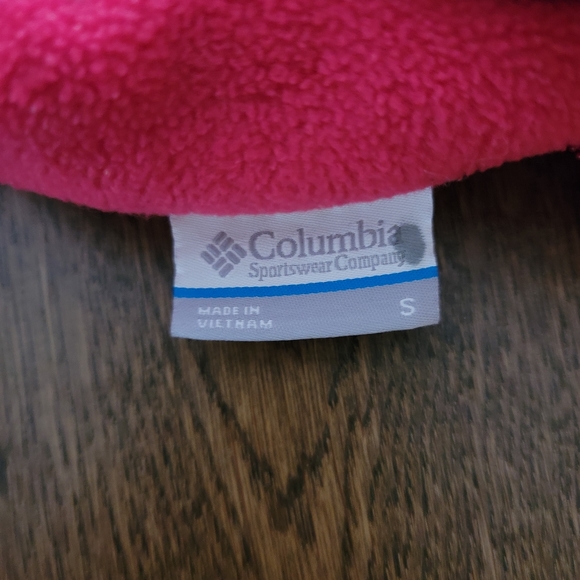 Columbia Women's Zip-Front Pink Fleece Jacket. Size S - Picture 4 of 10